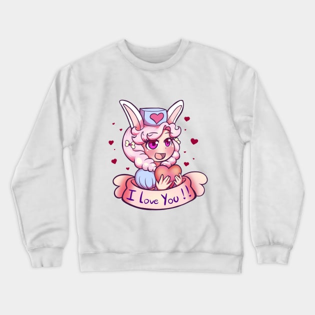 Cindy The Bunny girl - I love you!! Crewneck Sweatshirt by Miss_Akane
